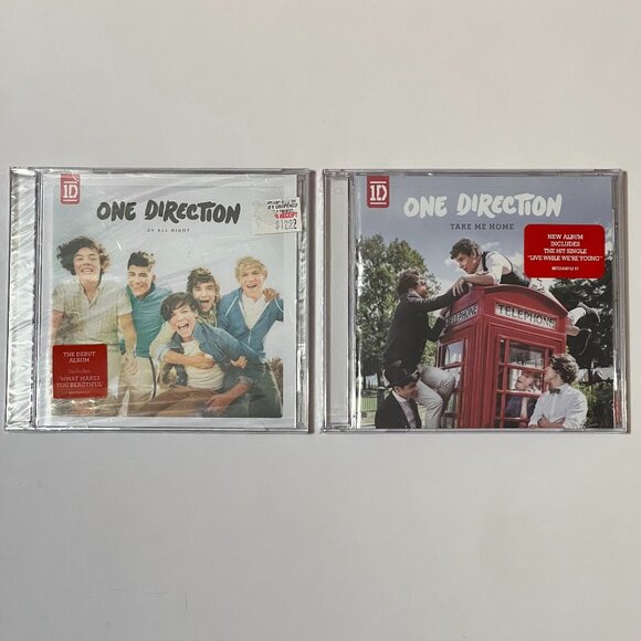 NEW SEALED Lot of 2 One Direction CDs Up All Night & Take Me Home - Picture 1 of 5